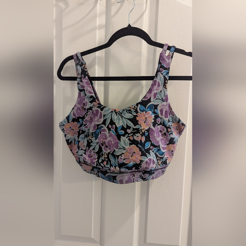 Torrid sz 0 Floral Print sports bra